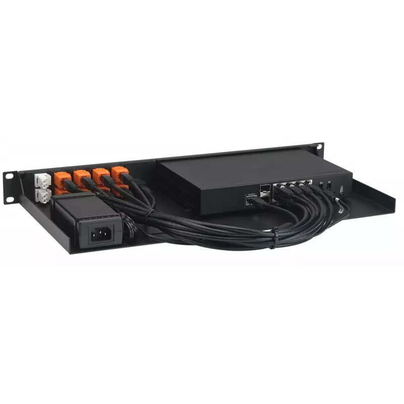 Rackmount IT stovo montavimo rinkinys, skirtas SonicWall TZ570W RM-SW-T12 1U — suderinamas 1U stovo montavimas