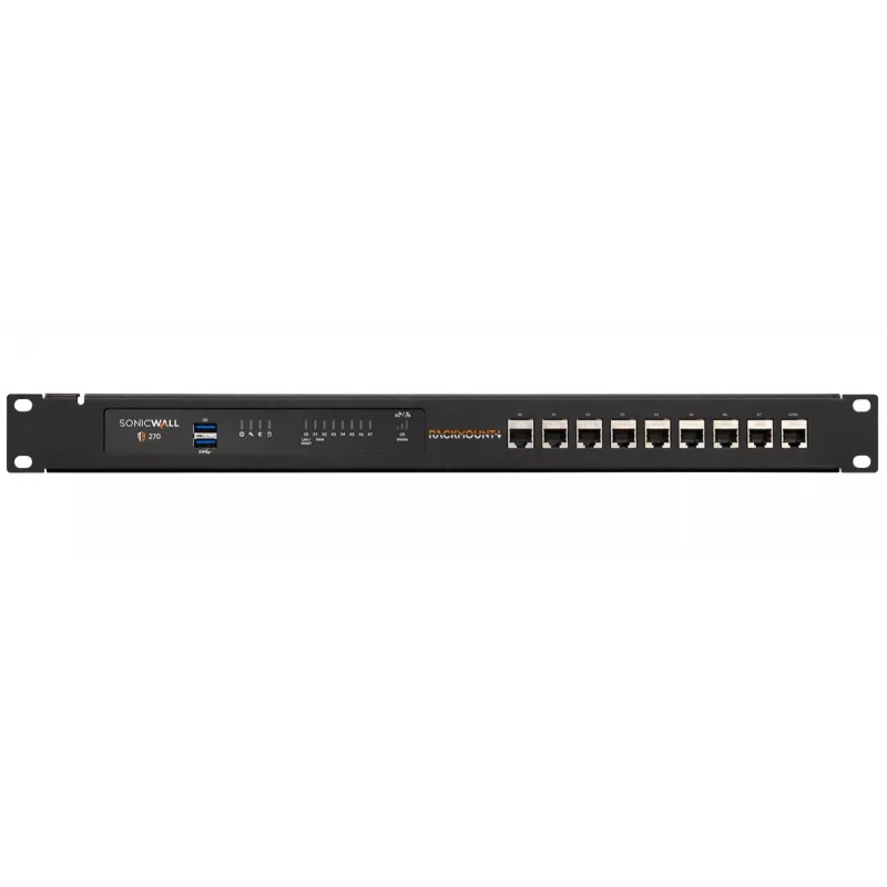 Rackmount IT stovo laikiklis, skirtas SonicWall TZ270W TZ370W TZ470W (modelis RM-SW-T11I), ekranuotas