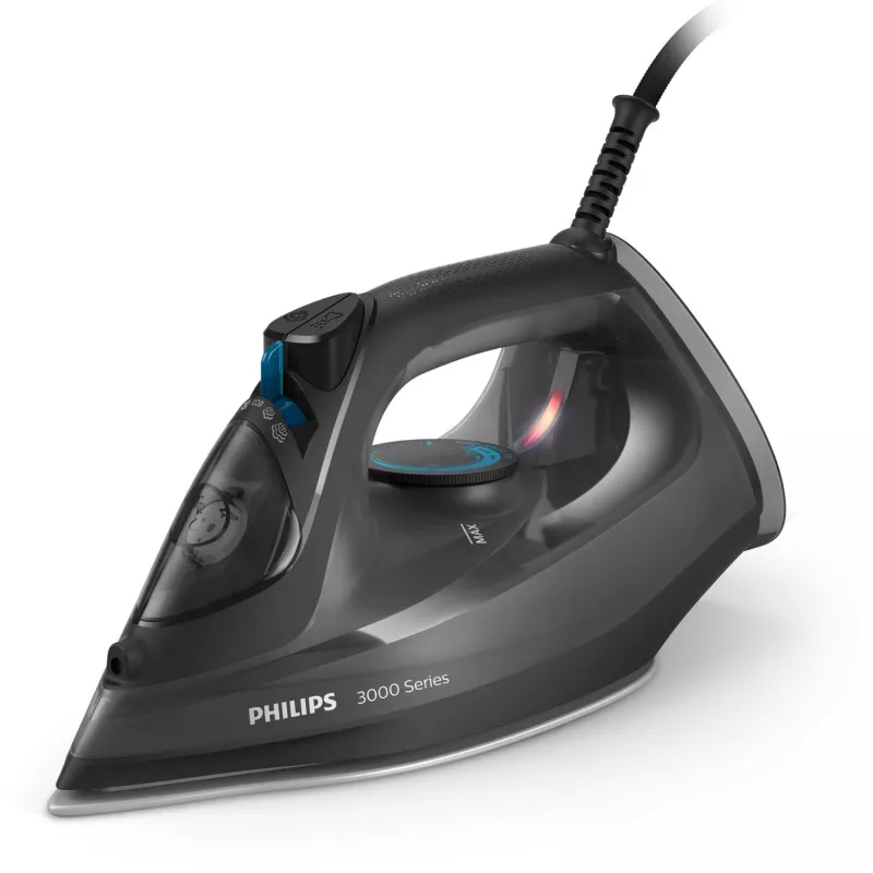 Philips 3000 serijos DST3041/80 lygintuvas Garinis lygintuvas Keraminis padas 2600 W Juodas