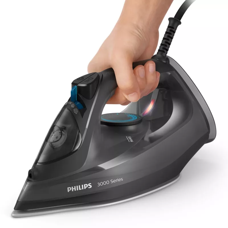 Philips 3000 serijos DST3041/80 lygintuvas Garinis lygintuvas Keraminis padas 2600 W Juodas