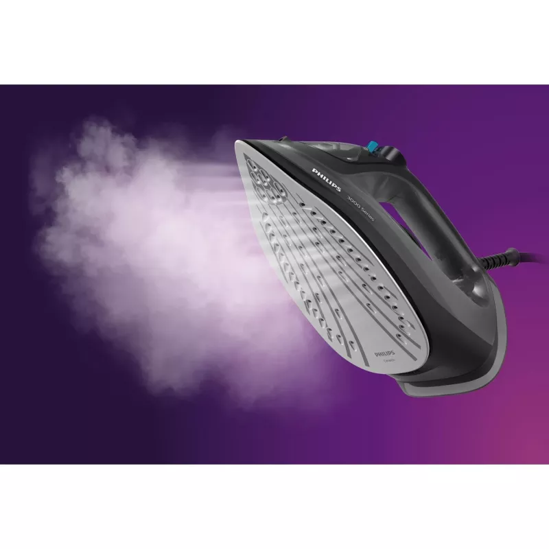 Philips 3000 serijos DST3041/80 lygintuvas Garinis lygintuvas Keraminis padas 2600 W Juodas