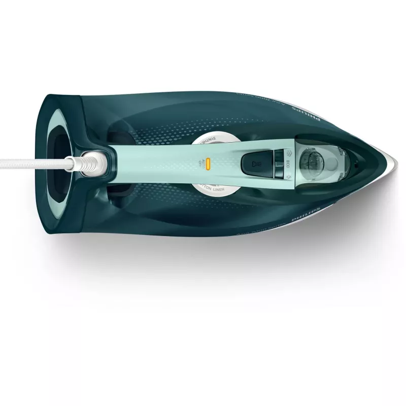 Philips 7000 serijos DST7031/70 lygintuvas Garinis lygintuvas SteamGlide Plus padas 2800 W Žalia, Mėtinės spalvos