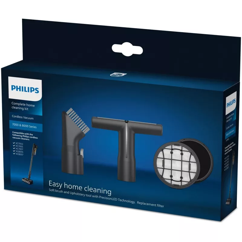Priedų rinkinys Philips XV1685 Stiklinis dulkių siurblys Juoda 3 vnt.
