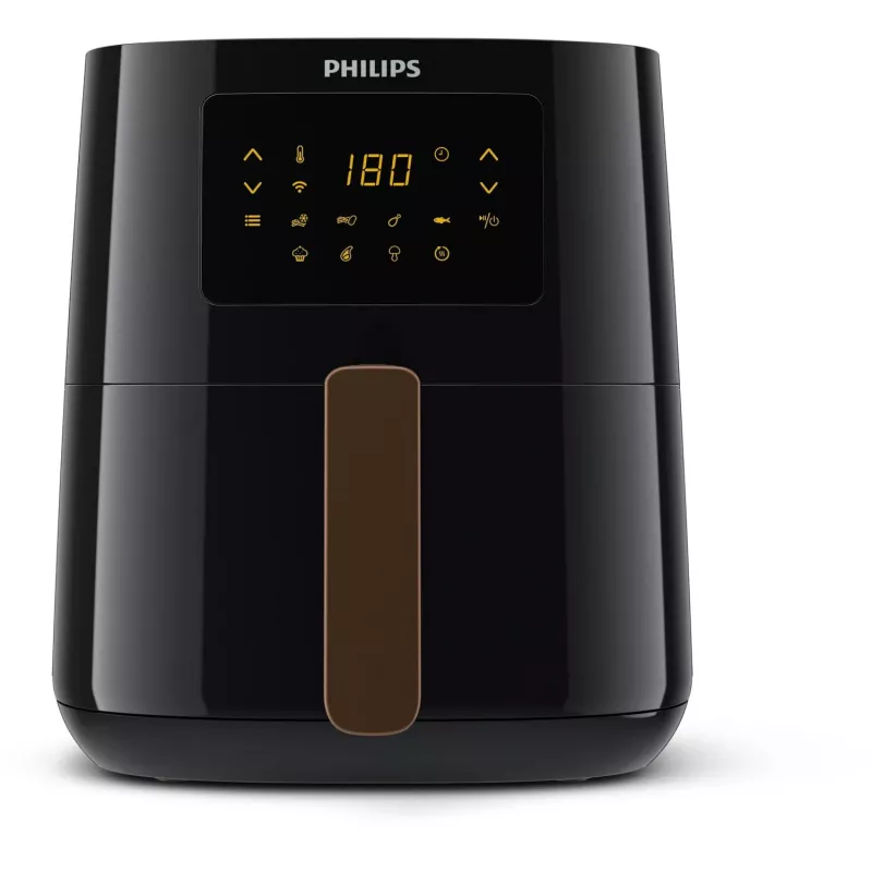 Karšto oro gruzdintuvė Philips HD9255/80 — 4,1 l, 1400 W, jutiklinis valdymas, juoda