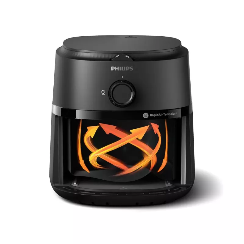 Karšto oro gruzdintuvė Philips 1000 series NA110/00 3,2 L 1300 W Juoda