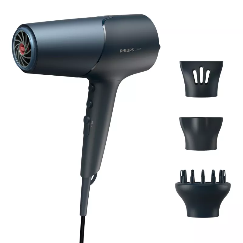 “Philips 5000 series” BHD512/20 plaukų džiovintuvas, mėlynas, kabinimo kilpa, 2300 W, 220-240 V