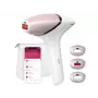 IPL plaukų šalinimo prietaisas „Philips Lumea 9000 Series BRI955/01“ — SenseIQ, baterija, auksinė/baltas, visos kojos 8,5 min.