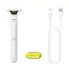Philips Norelco OneBlade OneBlade QP1924/22 Intimate, įmontuota baterija, šlapias ir sausas, balta