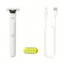 Philips Norelco OneBlade OneBlade QP1924/22 Intimate, įmontuota baterija, šlapias ir sausas, balta