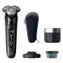 Philips i9000 X9000/30 elektrinė rotacinė barzdaskutė — Drėgnas ir sausas skutimasis, SkinIQ, integruota ličio jonų baterija, įkrovimo ir valymo bazė