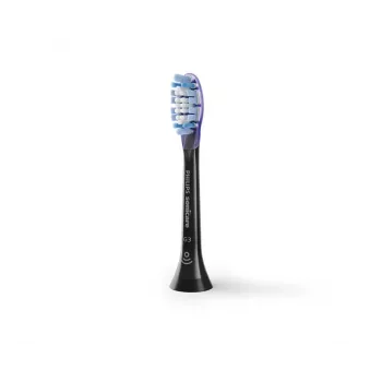 Dantų šepetėlių galvutės Philips Premium Gum Care HX9055/88 — pakuotė 5 vnt., juodos, keičiamos kas 3 mėnesius