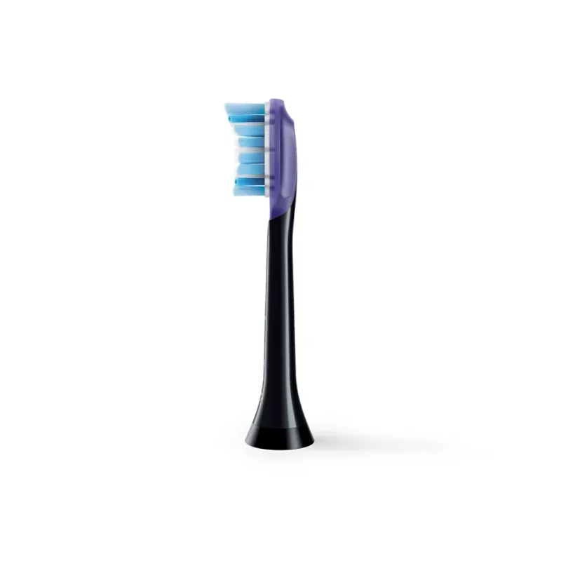 Dantų šepetėlių galvutės Philips Premium Gum Care HX9055/88 — pakuotė 5 vnt., juodos, keičiamos kas 3 mėnesius