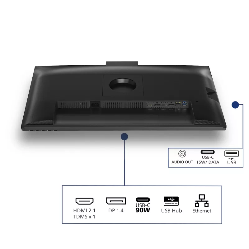Philips 3000 series 27B2U3601H/00 kompiuterio monitorius 68,6 cm (27 col.) 2560 x 1440 pikseliai Quad HD LCD juodas