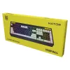 HATOR Icefall klaviatūra, žaidimų, USB, QWERTY, JAV anglų, juoda, RGB LED