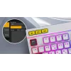 HATOR Icefall klaviatūra, žaidimų, USB, QWERTY, JAV anglų, juoda, RGB LED