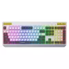 HATOR Icefall klaviatūra, žaidimams, USB, QWERTY, JAV anglų k., balta, pilno dydžio, RGB LED