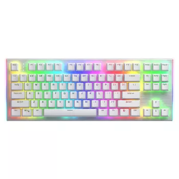 HATOR Gravity X TKL klaviatūra Žaidimams USB QWERTY JAV anglų Balta