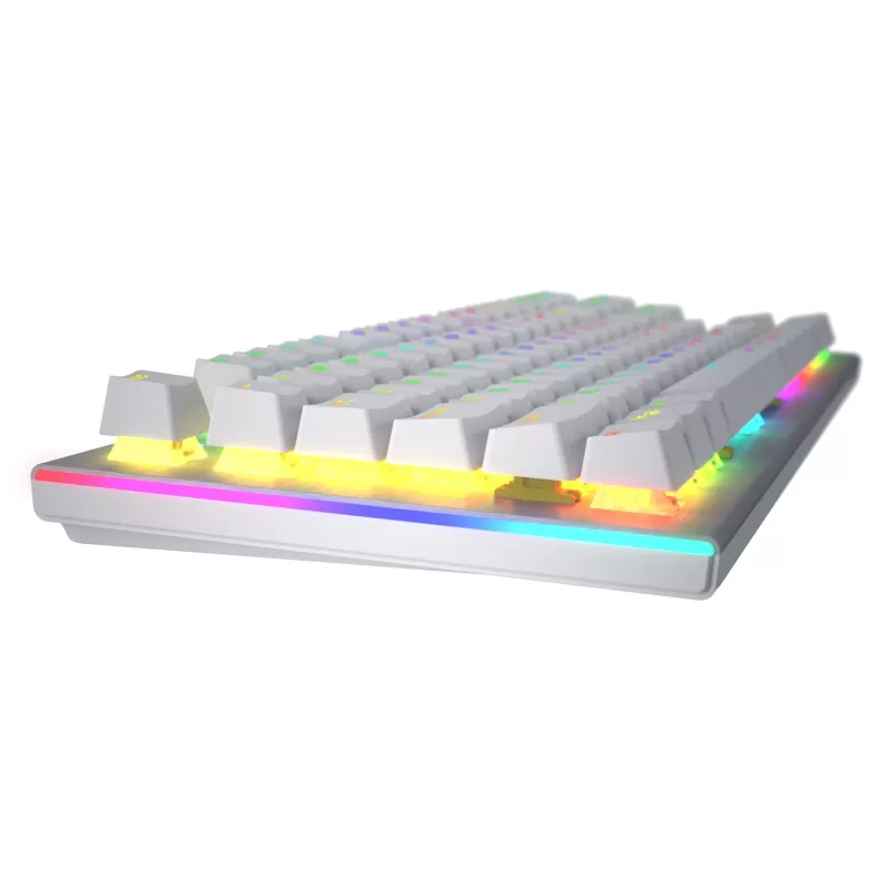 HATOR Gravity X TKL klaviatūra Žaidimams USB QWERTY JAV anglų Balta