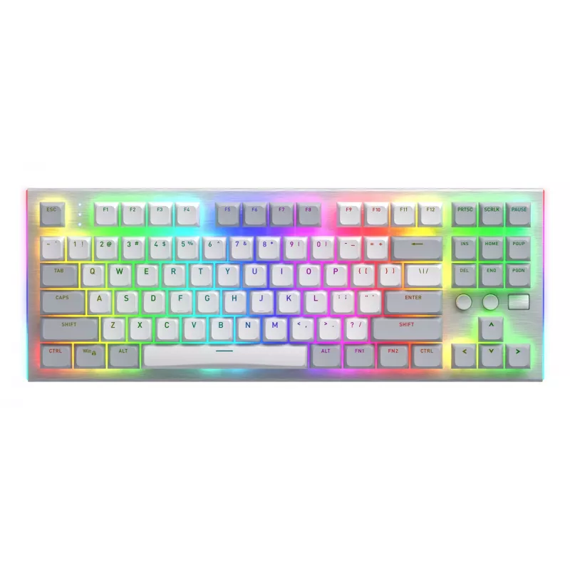 HATOR Gravity TKL klaviatūra Žaidimų USB QWERTY US anglų kalba Balta