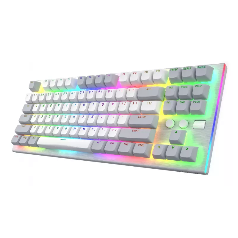HATOR Gravity TKL klaviatūra Žaidimų USB QWERTY US anglų kalba Balta