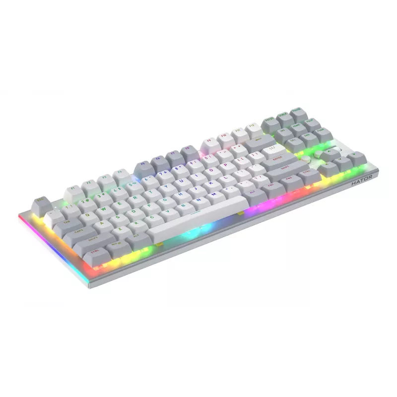 HATOR Gravity TKL klaviatūra Žaidimų USB QWERTY US anglų kalba Balta
