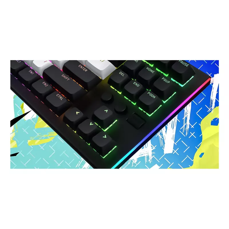 HATOR Gravity TKL klaviatūra Žaidimų USB QWERTY US anglų kalba Balta