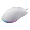 Pelė HATOR Pulsar 3 optinė geltona 12000 DPI 6 mygtukai balta