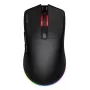 HATOR Pulsar 3 Wireless, juoda - optiniai geltoni 100M jungikliai PixArt PMW 3311 (HTM630)