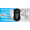 HATOR Pulsar 3 Wireless, juoda - optiniai geltoni 100M jungikliai PixArt PMW 3311 (HTM630)