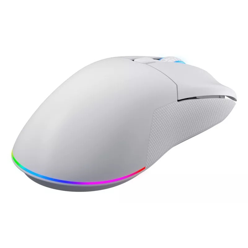 HATOR Pulsar 3 Wireless, balta - Optiniai Geltona 100M jungikliai PixArt PMW 3311 (HTM631)