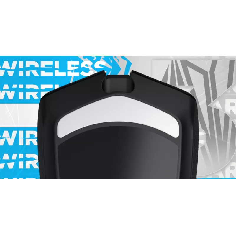 HATOR Pulsar 3 Wireless, balta - Optiniai Geltona 100M jungikliai PixArt PMW 3311 (HTM631)