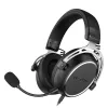 HATOR HYPERGANG 3 Hi-Res ausinės su laidu, galvos juostos tipo, žaidimams, USB Type-C / USB Type-A, juodos