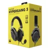 HATOR HYPERGANG 3 Hi-Res ausinės su laidu, galvos juostos tipo, žaidimams, USB Type-C / USB Type-A, juodos
