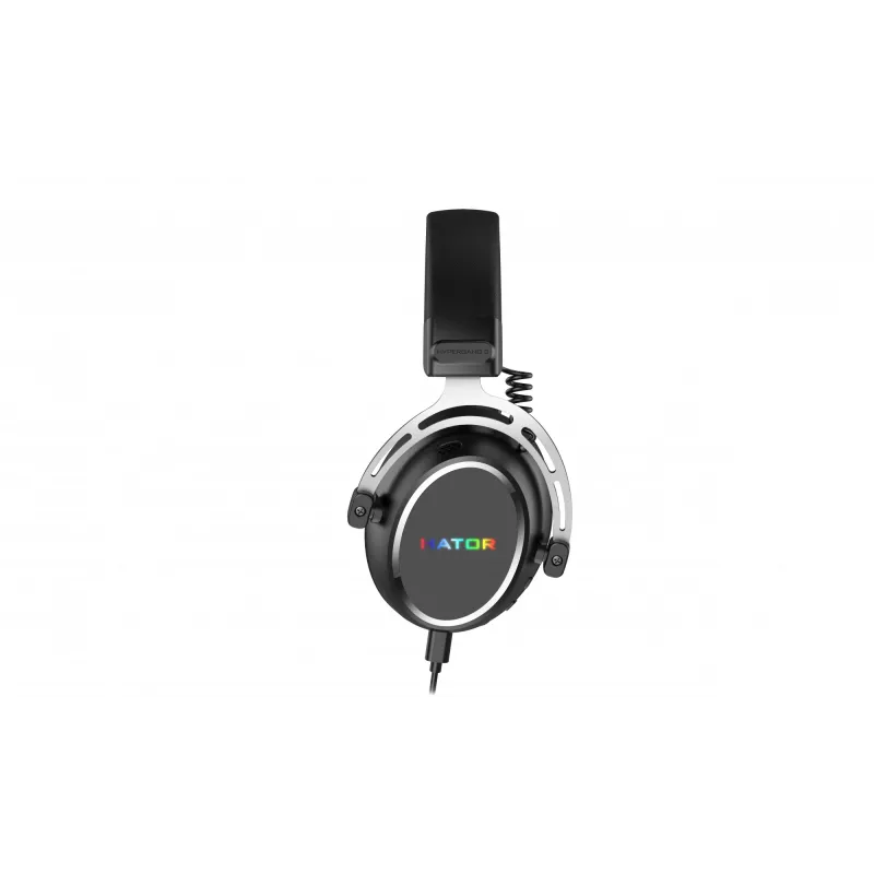 HATOR Hypergang 3 USB laisvų rankų įranga laidinė ir belaidė ant galvos žaidimams USB Type-C / USB Type-A Bluetooth juoda