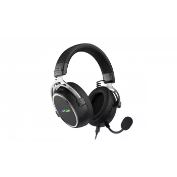 HATOR Hypergang 3 USB laisvų rankų įranga laidinė ir belaidė ant galvos žaidimams USB Type-C / USB Type-A Bluetooth juoda