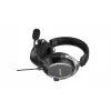 HATOR Hypergang 3 USB laisvų rankų įranga laidinė ir belaidė ant galvos žaidimams USB Type-C / USB Type-A Bluetooth juoda