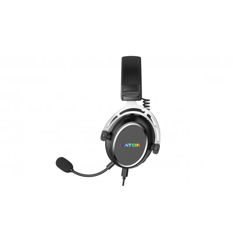 HATOR Hypergang 3 USB laisvų rankų įranga laidinė ir belaidė ant galvos žaidimams USB Type-C / USB Type-A Bluetooth juoda