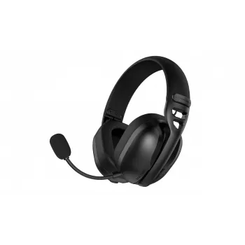 HATOR Hyperpunk 3 Wireless ausinės laidinės ir belaidės ant galvos juostos žaidimams USB Type-C / USB Type-A Bluetooth juodos