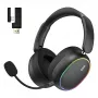 HATOR Phoenix 2 Wireless ausinės su mikrofonu laidinis ir belaidis ant galvos žaidimams USB Type-C / USB Type-A Bluetooth juoda
