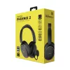 HATOR Phoenix 2 Wireless ausinės su mikrofonu laidinis ir belaidis ant galvos žaidimams USB Type-C / USB Type-A Bluetooth juoda