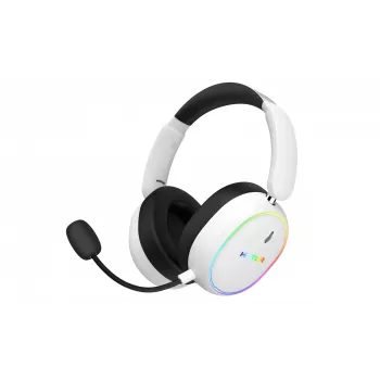 HATOR Phoenix 2 Wireless laisvų rankų įranga laidinė ir belaidė ant galvos nešiojama žaidimų USB Type-C / USB Type-A Bluetooth balta