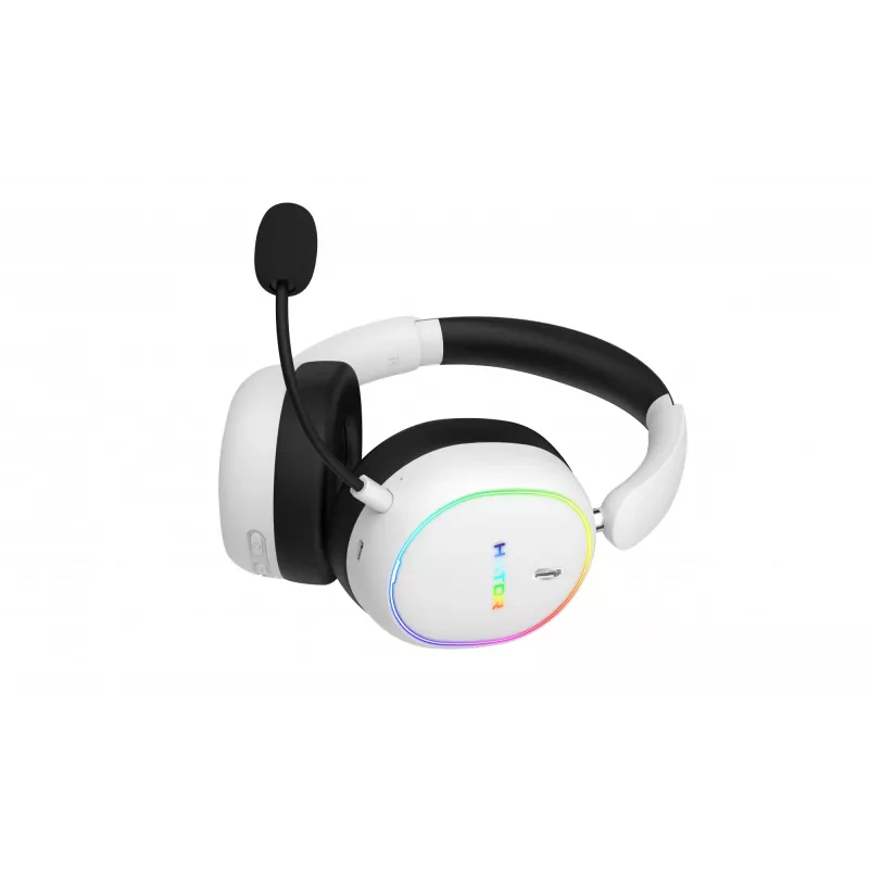 HATOR Phoenix 2 Wireless laisvų rankų įranga laidinė ir belaidė ant galvos nešiojama žaidimų USB Type-C / USB Type-A Bluetooth balta