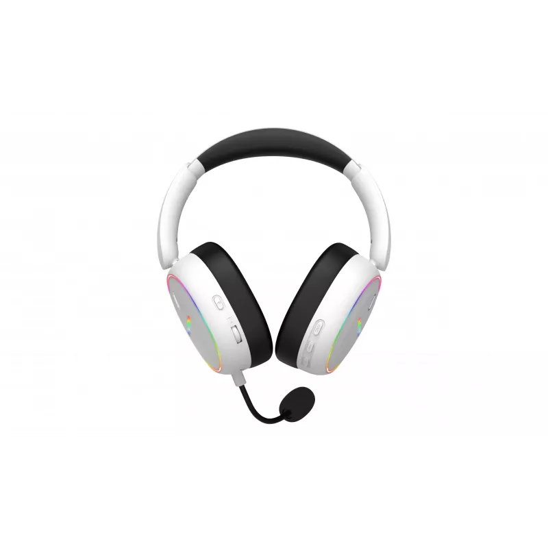 HATOR Phoenix 2 Wireless laisvų rankų įranga laidinė ir belaidė ant galvos nešiojama žaidimų USB Type-C / USB Type-A Bluetooth balta