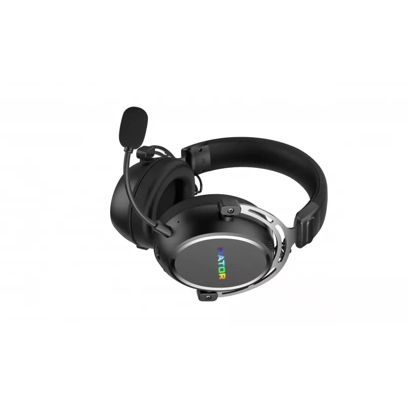 HATOR Hypergang 3 Wireless ausinės su galvos lankeliu Žaidimams USB Type-C / USB Type-A Bluetooth juodos