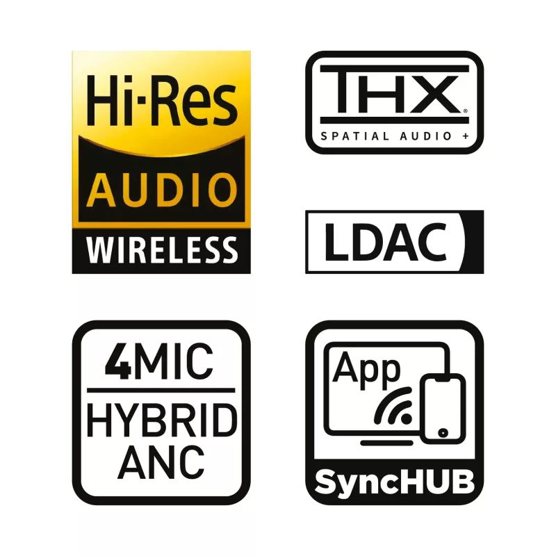 HATOR Hypergang 3 Wireless ausinės su galvos lankeliu Žaidimams USB Type-C / USB Type-A Bluetooth juodos