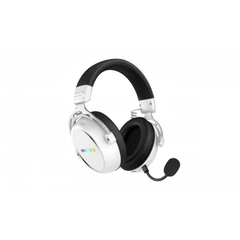 HATOR Hypergang 3 Wireless ausinės su lankeliu Žaidimams USB Type-C / USB Type-A Bluetooth Baltos