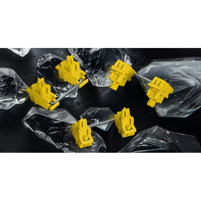 HATOR Rockfall 3 TKL Wireless, juoda, QMK/VIA, OMA profilio baltai juodi klavišų dangteliai Klaviatūra - linijiniai mechaniniai hotswap jungikliai - US - ANSI išdėstymas (HTK850)