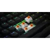 HATOR Rockfall 3 TKL Wireless, juoda, QMK/VIA, OMA profilio baltai juodi klavišų dangteliai Klaviatūra - linijiniai mechaniniai hotswap jungikliai - US - ANSI išdėstymas (HTK850)