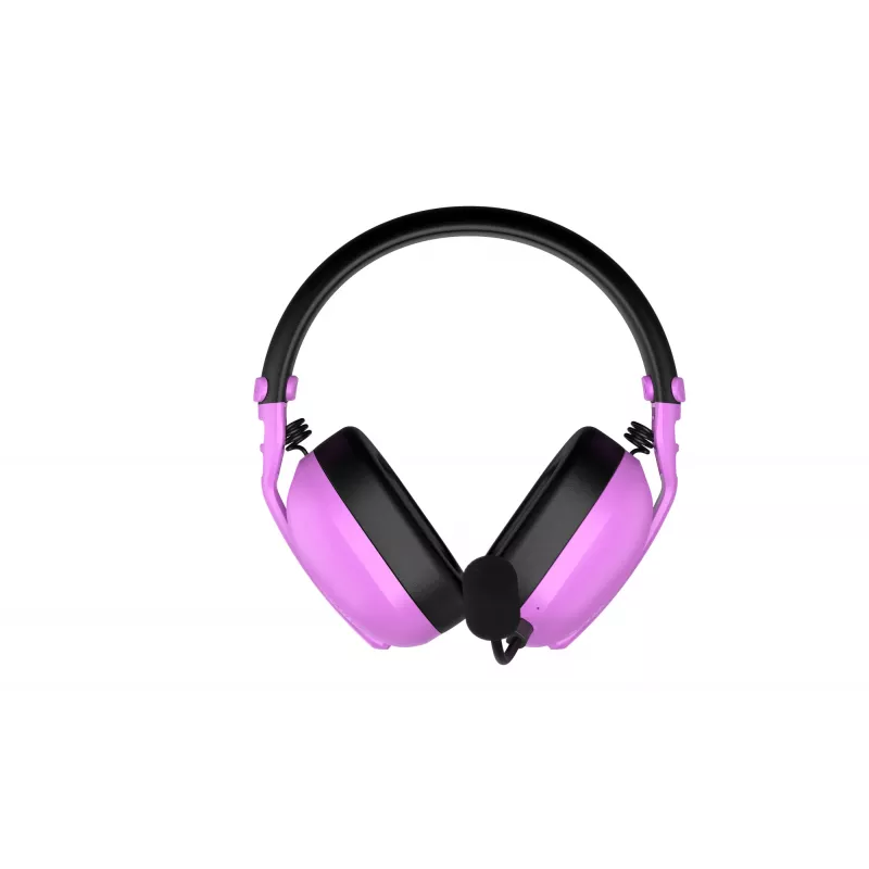 HATOR Hyperpunk 3 Wireless ausinės laidinės ir belaidės ant galvos dedamos žaidimams USB Type-C / USB Type-A Bluetooth violetinės