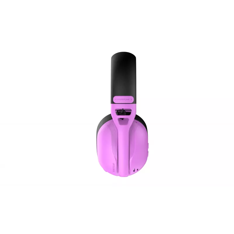 HATOR Hyperpunk 3 Wireless ausinės laidinės ir belaidės ant galvos dedamos žaidimams USB Type-C / USB Type-A Bluetooth violetinės